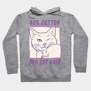 Cat hair don't Care - 20% Cat Hair Hoodie